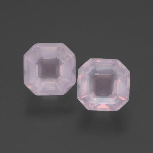 Achetez naturel 3,07ct rose quartz rose gems, taille émeraude, en provenance afrique du sud chez gemselect. en stock, livraison internationale!