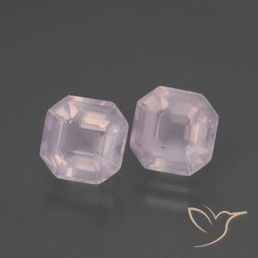Shop natural 3.80ct Rose bubblegum Quartz rose gems, Octogone / coupe Émeraude, from Afrique du Sud at GemSelect. In stock, global shipping!