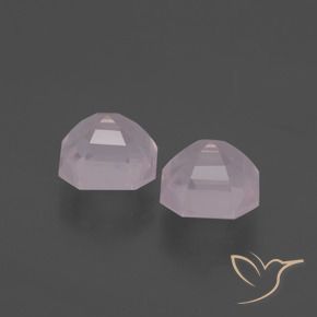 Shop natural 3.80ct Rose bubblegum Quartz rose gems, Octogone / coupe Émeraude, from Afrique du Sud at GemSelect. In stock, global shipping!