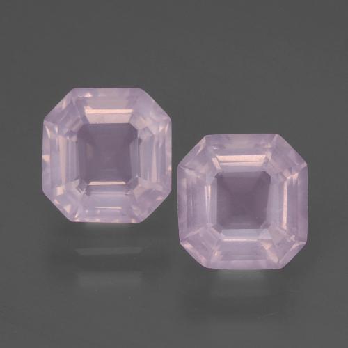 Achetez naturel 3,59ct rose quartz rose gems, taille émeraude, en provenance afrique du sud chez gemselect. en stock, livraison internationale!