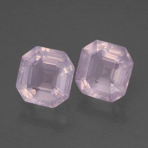 Achetez naturel 3,59ct rose quartz rose gems, taille émeraude, en provenance afrique du sud chez gemselect. en stock, livraison internationale!