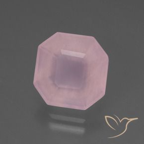 Quartz rose Rose naturelle Octogone / coupe Émeraude, 5.84 ct, Transparent