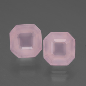 Achetez naturel 3,77ct rose quartz rose gems, taille émeraude, en provenance afrique du sud chez gemselect. en stock, livraison internationale!