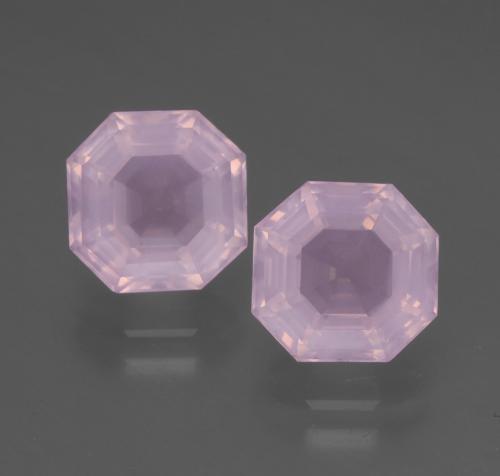 Achetez naturel 5,03ct rose quartz rose gems, taille émeraude, en provenance afrique du sud chez gemselect. en stock, livraison internationale!