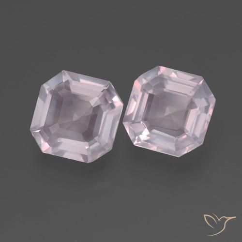 Shop natural 4.28ct Rose très clair Quartz rose gems, Octogone / coupe Émeraude, from Afrique du Sud at GemSelect. In stock, global shipping!