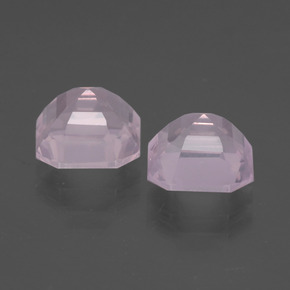 Achetez naturel 4,15ct rose quartz rose gems, taille émeraude, en provenance afrique du sud chez gemselect. en stock, livraison internationale!