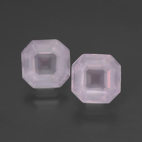 Achetez naturel 3,47ct rose quartz rose gems, taille émeraude, en provenance afrique du sud chez gemselect. en stock, livraison internationale!