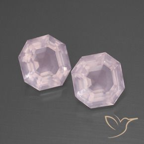 Shop natural 5.88ct Rose clair Quartz rose gems, Octogone / coupe Émeraude, from Afrique du Sud at GemSelect. In stock, global shipping!
