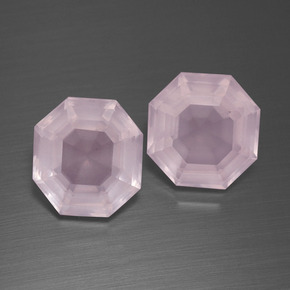 Achetez naturel 8,87ct rose quartz rose gems, taille émeraude, en provenance afrique du sud chez gemselect. en stock, livraison internationale!