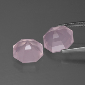 Achetez naturel 8,87ct rose quartz rose gems, taille émeraude, en provenance afrique du sud chez gemselect. en stock, livraison internationale!