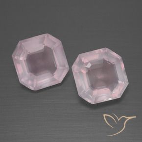 Shop natural 4.72ct Rose bubblegum Quartz rose gems, Octogone / coupe Émeraude, from Afrique du Sud at GemSelect. In stock, global shipping!