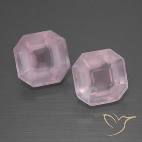Shop natural 6.60ct Rose clair Quartz rose gems, Octogone / coupe Émeraude, from Afrique du Sud at GemSelect. In stock, global shipping!