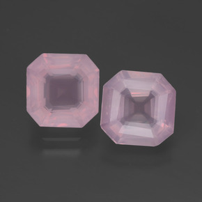 Achetez naturel 4,27ct rose quartz rose gems, taille émeraude, en provenance afrique du sud chez gemselect. en stock, livraison internationale!