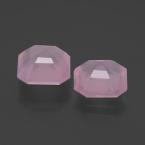 Achetez naturel 4,27ct rose quartz rose gems, taille émeraude, en provenance afrique du sud chez gemselect. en stock, livraison internationale!