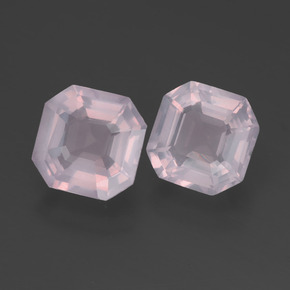 Achetez naturel 3.58ct Rose léger Quartz Rose gems, Taille émeraude, En provenance Afrique du Sud chez GemSelect. En stock, livraison internationale!