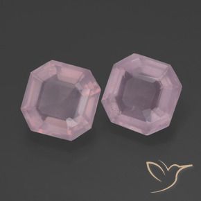 Achetez naturel 4,12ct rose quartz rose gems, taille émeraude, en provenance afrique du sud chez gemselect. en stock, livraison internationale!