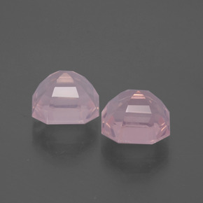 Achetez naturel 6.90ct Rose moyen Quartz Rose gems, Taille émeraude, En provenance Afrique du Sud chez GemSelect. En stock, livraison internationale!