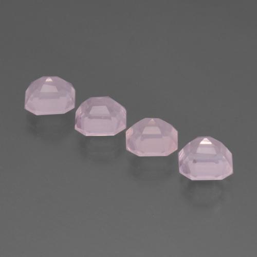 Achetez naturel 7,24ct rose quartz rose gems, taille émeraude, en provenance afrique du sud chez gemselect. en stock, livraison internationale!