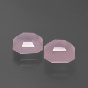 Achetez naturel 4.75ct Rose clair Quartz Rose gems, Taille émeraude, En provenance Afrique du Sud chez GemSelect. En stock, livraison internationale!