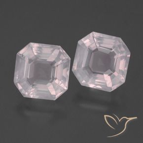 Shop natural 4.59ct Rose très clair Quartz rose gems, Octogone / coupe Émeraude, from Afrique du Sud at GemSelect. In stock, global shipping!