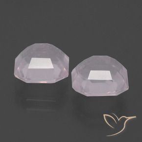 Shop natural 4.59ct Rose très clair Quartz rose gems, Octogone / coupe Émeraude, from Afrique du Sud at GemSelect. In stock, global shipping!