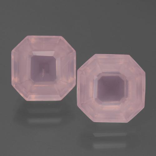 Achetez naturel 8.03ct Rose rosé moyen Quartz Rose gems, Taille émeraude, En provenance Afrique du Sud chez GemSelect. En stock, livraison internationale!