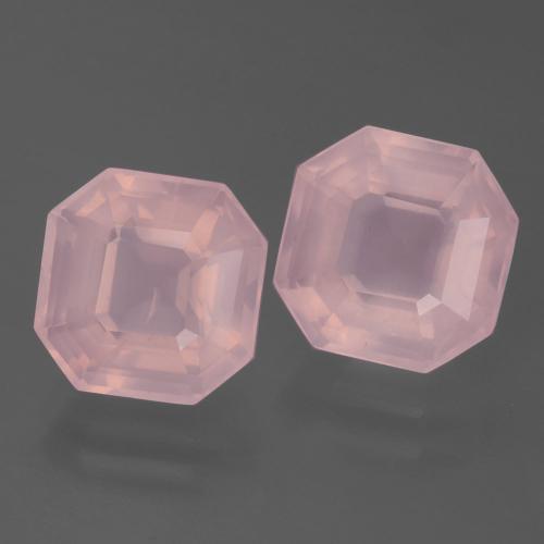 Achetez naturel 8.03ct Rose rosé moyen Quartz Rose gems, Taille émeraude, En provenance Afrique du Sud chez GemSelect. En stock, livraison internationale!