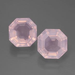 Achetez naturel 5,62ct rose quartz rose gems, taille émeraude, en provenance afrique du sud chez gemselect. en stock, livraison internationale!