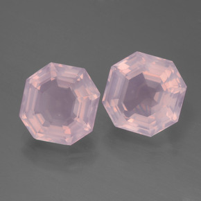 Achetez naturel 5,62ct rose quartz rose gems, taille émeraude, en provenance afrique du sud chez gemselect. en stock, livraison internationale!