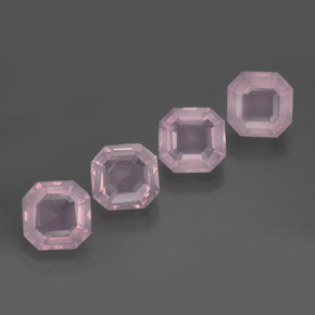 Achetez naturel 9.01ct Rose clair Quartz Rose gems, Taille émeraude, En provenance Afrique du Sud chez GemSelect. En stock, livraison internationale!
