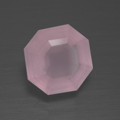 Quartz Rose Rose rosé moyen naturelle Taille émeraude, 2.69 ct, Transparent