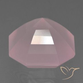 Quartz rose Rose moyen-foncé naturelle Octogone / coupe Émeraude, 5.61 ct, Transparent