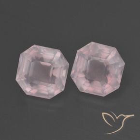 Shop natural 5.03ct Rose très clair Quartz rose gems, Octogone / coupe Émeraude, from Afrique du Sud at GemSelect. In stock, global shipping!