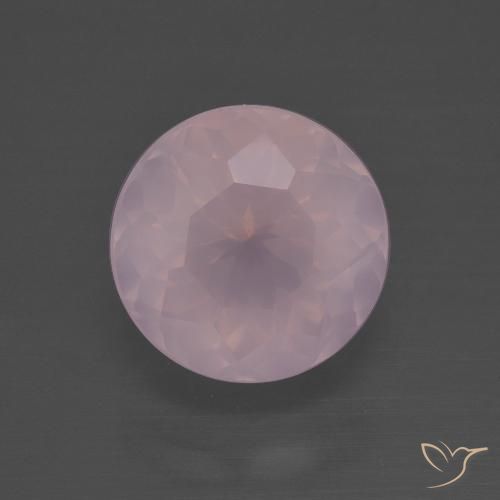 4.44ct Naturel Rose Quartz Rose, Tour, Transparent