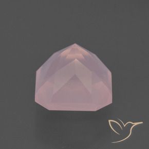 Quartz rose Rose moyen naturelle Octogone / coupe Émeraude, 4.41 ct, Transparent