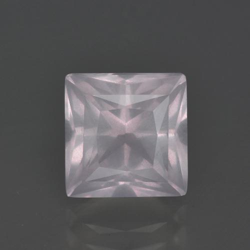 Quartz Rose Rose très clair naturelle Carré, 3.40 ct, Transparent