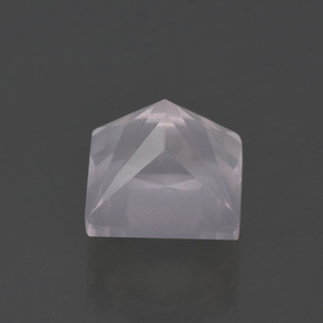 Quartz Rose Rose très clair naturelle Carré, 3.40 ct, Transparent