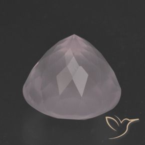 Quartz rose Rose très clair naturelle Tour, 6.47 ct, Transparent