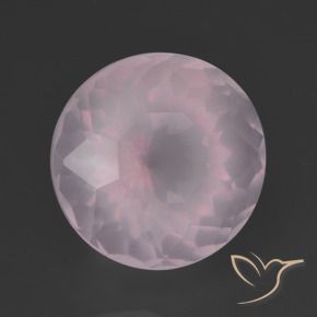 Quartz rose Rose clair naturelle Tour, 6.88 ct, Transparent