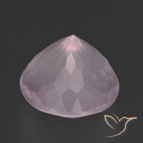 Quartz rose Rose clair naturelle Tour, 6.88 ct, Transparent