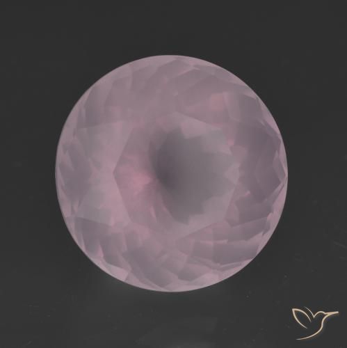 Quartz rose Rose bubblegum naturelle Tour, 9.32 ct, Transparent