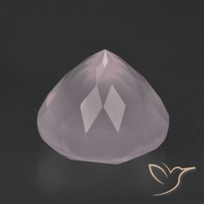 Quartz rose Rose clair naturelle Tour, 6.36 ct, Transparent