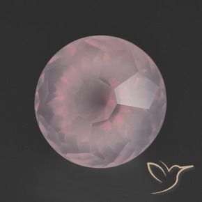 Quartz rose Rose léger naturelle Tour, 7.65 ct, Transparent