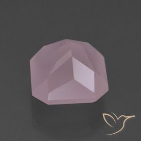 Quartz rose Rose moyen naturelle Octogone / coupe Émeraude, 6.36 ct, Transparent