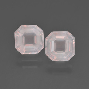 Achetez naturel 3,18ct rose quartz rose gems, taille émeraude, en provenance afrique du sud chez gemselect. en stock, livraison internationale!