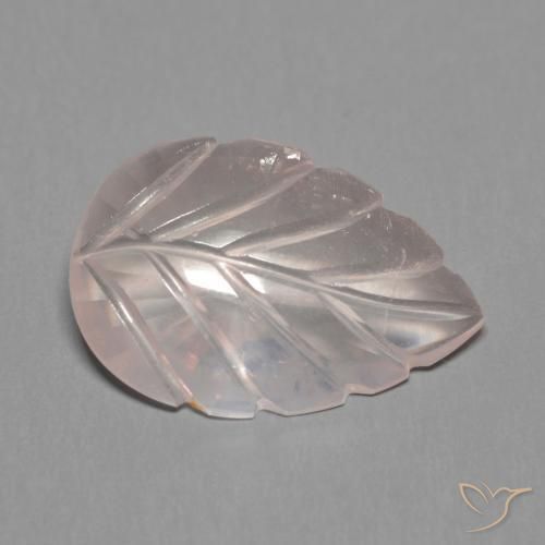 4.31ct Naturel Rose corail léger Quartz Rose, Fantaisie, Transparent