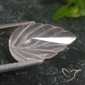 Quartz rose Flamant rose naturelle Taille Fleur, 2.66 ct, Transparent