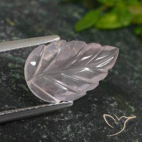 Quartz rose Flamant rose naturelle Taille Fleur, 2.33 ct, Transparent