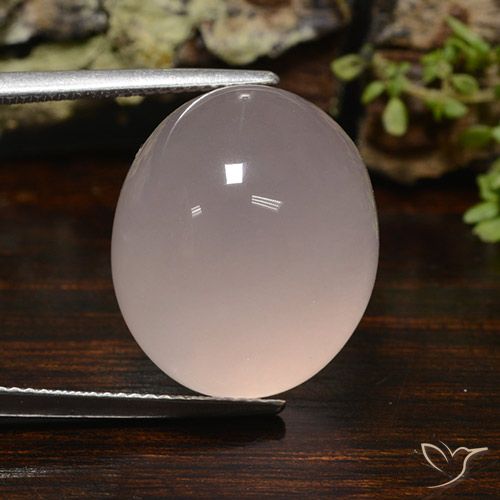 31.95ct Naturel Rose clair Quartz Rose, ovale, Translucide