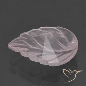 Quartz rose Rose rosé très clair naturelle Taille Fleur, 2.88 ct, Transparent